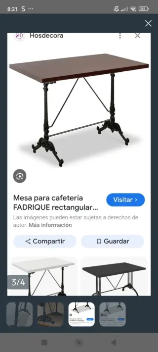 4 Tavoli da Bar Rettangolari