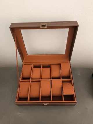 Scatola porta orologi in legno