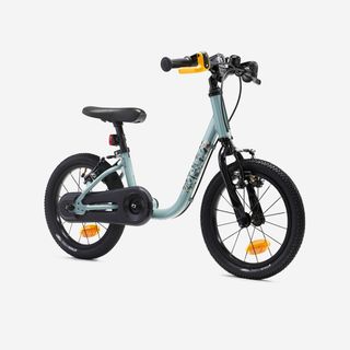 Bicicleta Niños 14" 3-5 Años 2 en 1 Discover 900 Verde