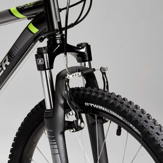 Bicicleta niños mtb 24 pulgadas Rockrider ST 500 negro 8-12