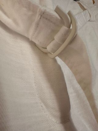 Bermuda blanca mujer