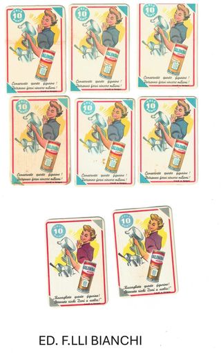LOTTO N. 35 FIGURINE MIRALANZA SERIE MASSAIA