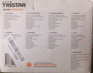 Batidora de mano Tristar MX-4203 200W
