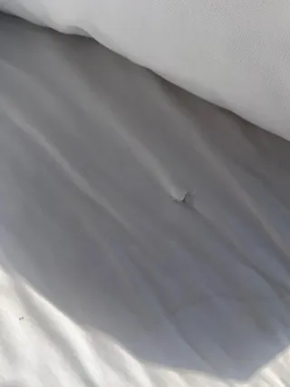 Divano esterno beige e bianco