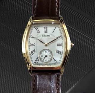 Reloj Seiko de oro vintage estilo tank cartier