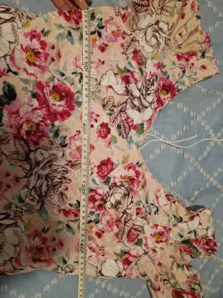 Traje de flamenca rosa y morado T44-46