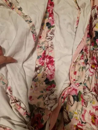 Traje de flamenca rosa y morado T44-46