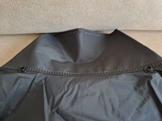 Impermeabile cerato nero