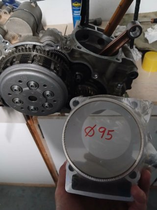 Motor KTM XC 525 Quad