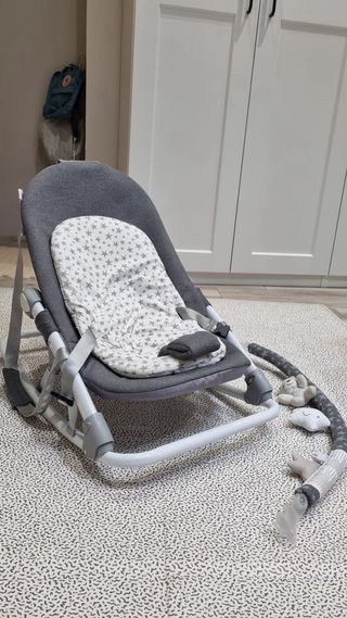 Hamaca bebé Jané Fold gris