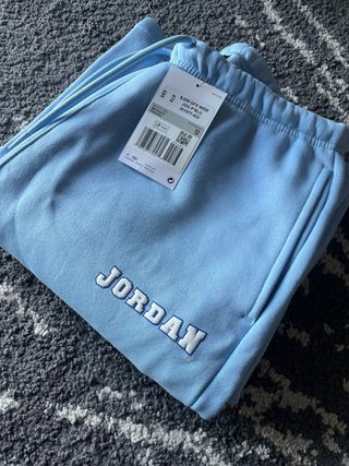 Tuta intera Jordan Brooklyn Fleece Azzurro