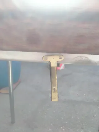 Mesa de comedor extensible madera y metal