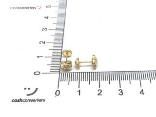 pendientes oro 18k con piedra