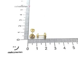 pendientes oro 18k con piedra