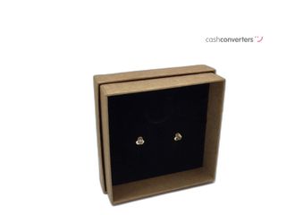 pendientes oro 18k con piedra