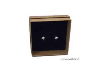 pendientes oro 18k con piedra