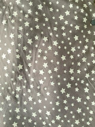 Saco polar capazo bebé estrellas