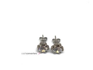 pendientes oro 18k con piedra
