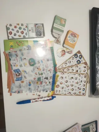 Pack Post-it, Pegatinas y Bolígrafo