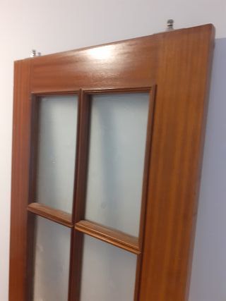 Puerta Sapelli con cristal (varias unidades)