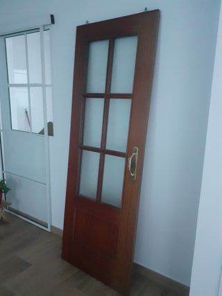 Puerta Sapelli con cristal (varias unidades)