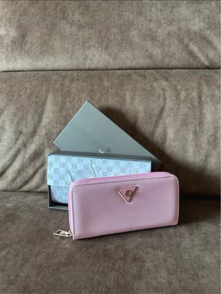 Portafoglio donna similpelle rosa Guido Vietri