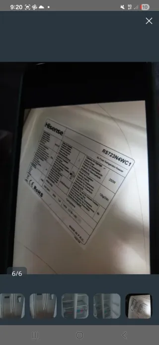 Nevera Congelador Hisense