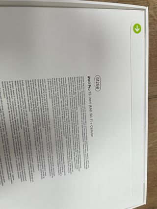 iPad Pro M4 512GB Wifi+Cellular. Precintado