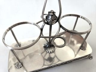 Set Condimento Argento 800 Vetro