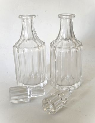 Set Condimento Argento 800 Vetro