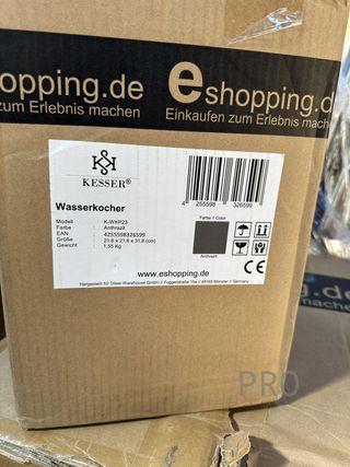 Hervidor de Acero Inoxidable Kesser