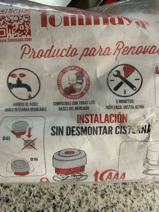 Descargador Fominaya para Cisterna WC