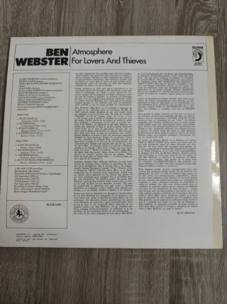 Vinilo Ben Webster Atmosphere For Lovers And Thiev