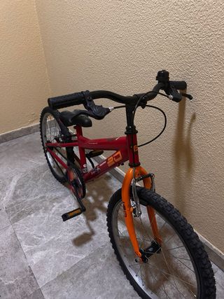 Bicicleta infantil roja 20 pulgadas