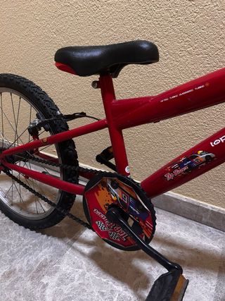 Bicicleta infantil roja 20 pulgadas