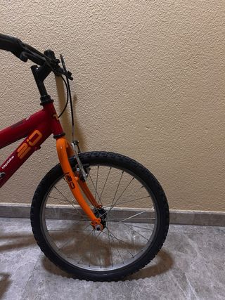 Bicicleta infantil roja 20 pulgadas