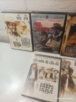 Lote 6 Películas Western DVD (Español)
