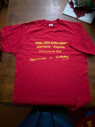 Camiseta Fútbol Brasil y España