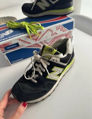 Zapatillas New Balance Negras y Verdes