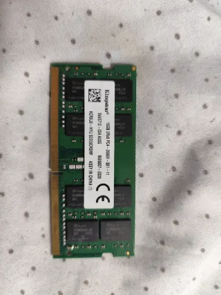 Memoria RAM Kingston 16GB DDR4 para portátil
