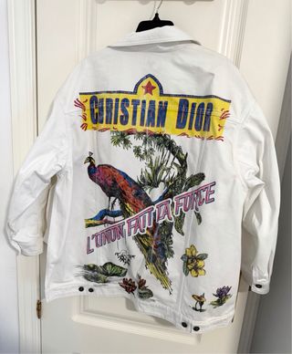 Chaqueta Dior Multicolor Blanca