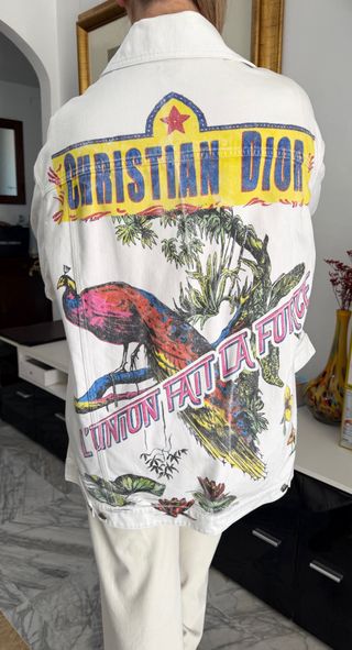 Chaqueta Dior Multicolor Blanca