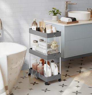 Carro con ruedas para la cocina