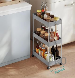 Carro con ruedas para la cocina