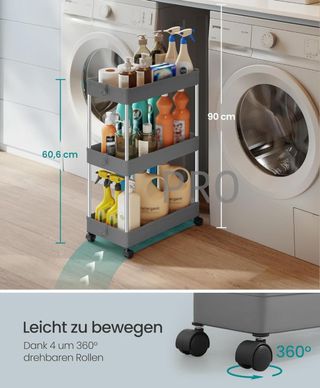 Carro con ruedas para la cocina