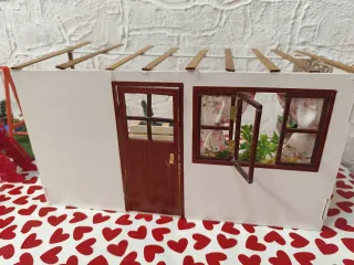 Casa de muñecas invernadero 1:12