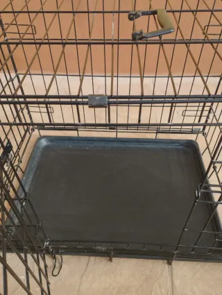 Jaula para perros/gatos negra