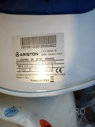 Termo Eléctrico 100L - ARISTON