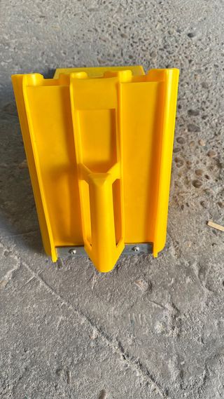 Calzo de rueda G53 amarillo HDPE