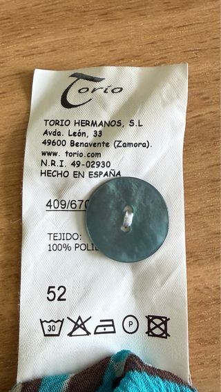 Traje de 3 piezas estampado